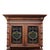 Jacobean English Jacobean Carved Oak Sideboard With Ornate Stained Glass C1900 For Sale - Image 3 of 16