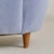 Italian Cornflower Blue Velvet Lounge Chair in the Manner of Paolo Buffa, 1950s For Sale - Image 11 of 11