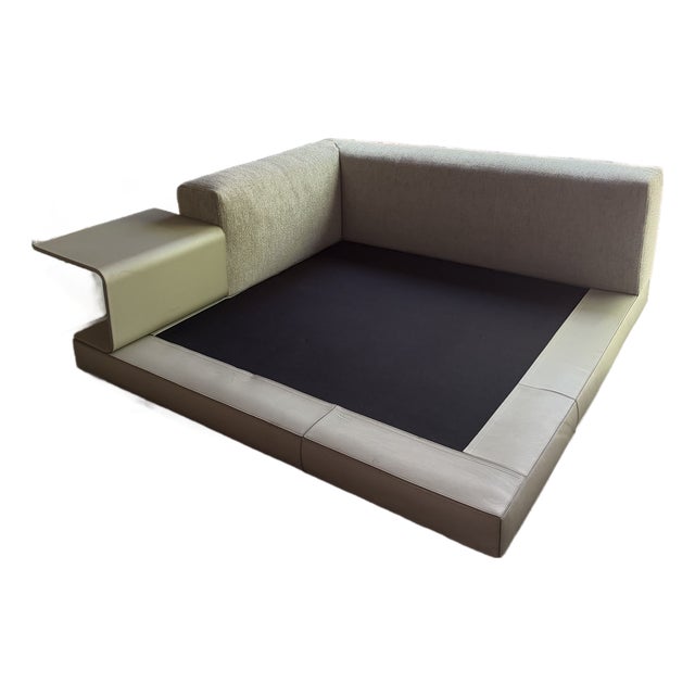 Minotti "White" Deep Terminal Sofa Lounge Element by Rodolfo Dordoni (Laf) For Sale