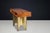 Italian Walnut Console with Brass Base, 1950s For Sale - Image 4 of 18
