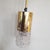 Brass and Bubble Glass Pendant Light attributed to VEB Narva Leuchten, Germany, 1970s For Sale - Image 4 of 16