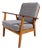 Swedish Designer, Lounge Chair, Teak, Oak, Hallingdal, Sweden, 1950s For Sale