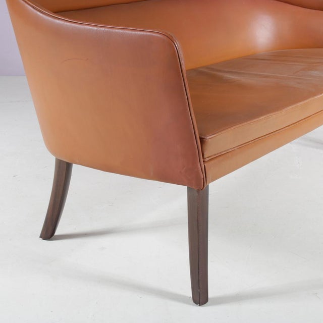 Sofa by Ole Wanscher for J. Jeppesen, 1950s For Sale - Image 9 of 15