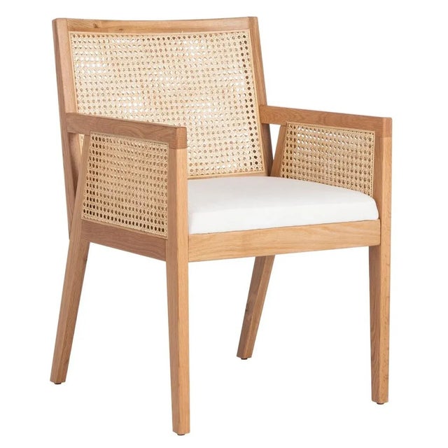 Malik Rattan Dining Chair Natural Chairish