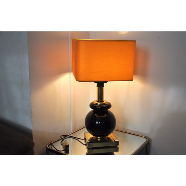 Table Lamp from Lumica, 1970s, in Worn conditions. Designed 1970 to 1979 This piece is attributed to the mentioned...