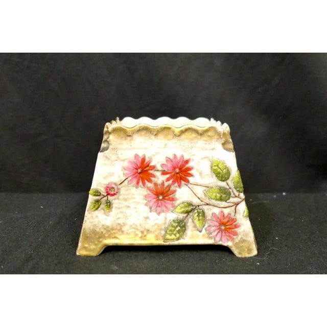 Antique Continental Porcelain Planter For Sale - Image 9 of 12