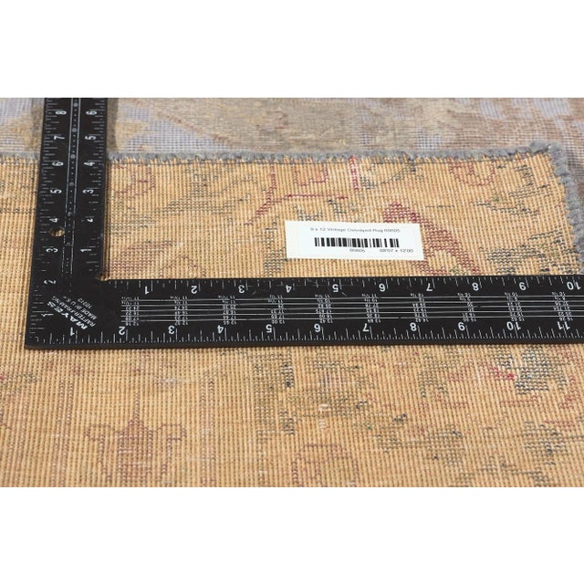 Vintage French Industrial Rug - 08'07 X 12'00. | Chairish