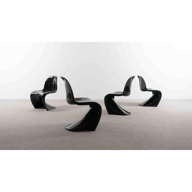 Plastic Panton Chairs by Verner Panton for Herman Miller, 1971, Set of 4 For Sale - Image 7 of 18