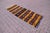 Farmhouse 1960s Farmhouse Style Ethnic Stripe Design Handmade Oushak Kilim Runner Rug For Sale - Image 3 of 8