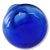 "Illusion" Cobalt Blue Indiana Glass Vase For Sale - Image 10 of 11