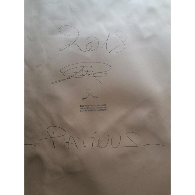 Stefano Mazzolini, Piatinus, 2018, Acrylic & Pastel on Paper For Sale - Image 9 of 10