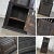 Vintage Spanish Colonial Revival Style Oak Cupboard Hutch Cabinet or Dry Bar Hand Carved For Sale - Image 11 of 12