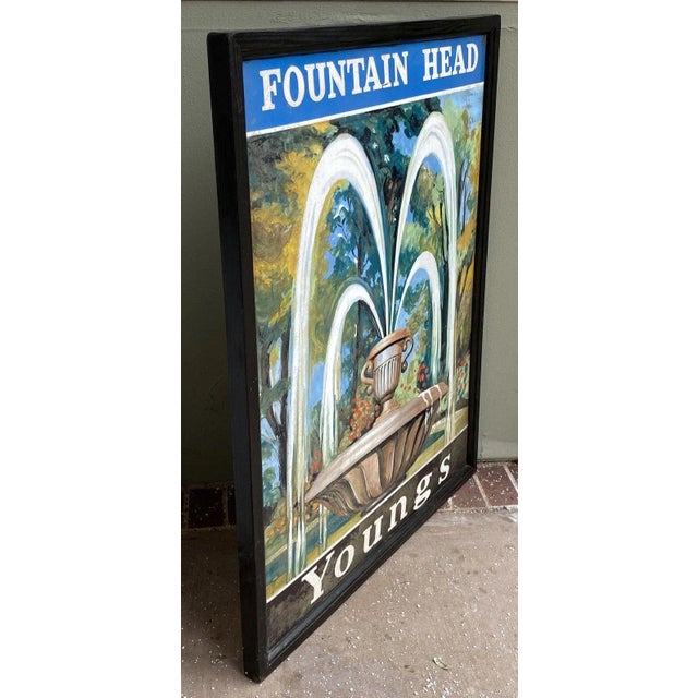 English Pub Sign, "Fountain Head" For Sale - Image 10 of 12