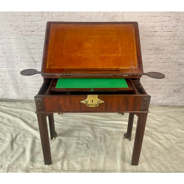 George III Mahogany Architect's Table. Circa 1775 For Sale - Image 12 of 14