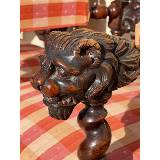 Louis XIII Armchairs and Chairs, Set of 4 For Sale - Image 15 of 18