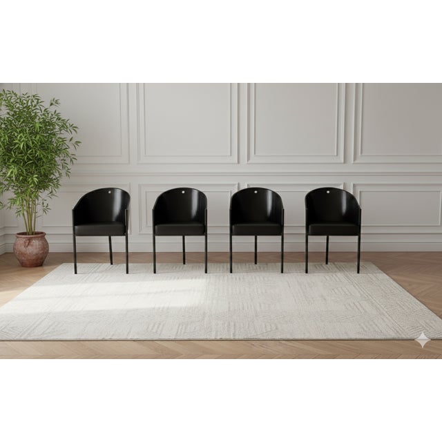 A set of Costes chairs designed by the renowned French designer Philippe Starck (1949-). The "Costes" chair was used by...