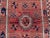 Antique Afghan Baluchi Rug With Geometric Tribal Medallion Design in Terracotta and Navy Rug For Sale - Image 6 of 11