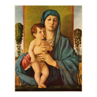 1953 After Giovanni Bellini "Madonna of the Trees", First Edition Full-Color Print For Sale