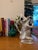 1970s Stamped Authentic- Vintage 1979 Arthur Court Aluminum Frog Pitcher With Jade Green Eyes For Sale - Image 5 of 12