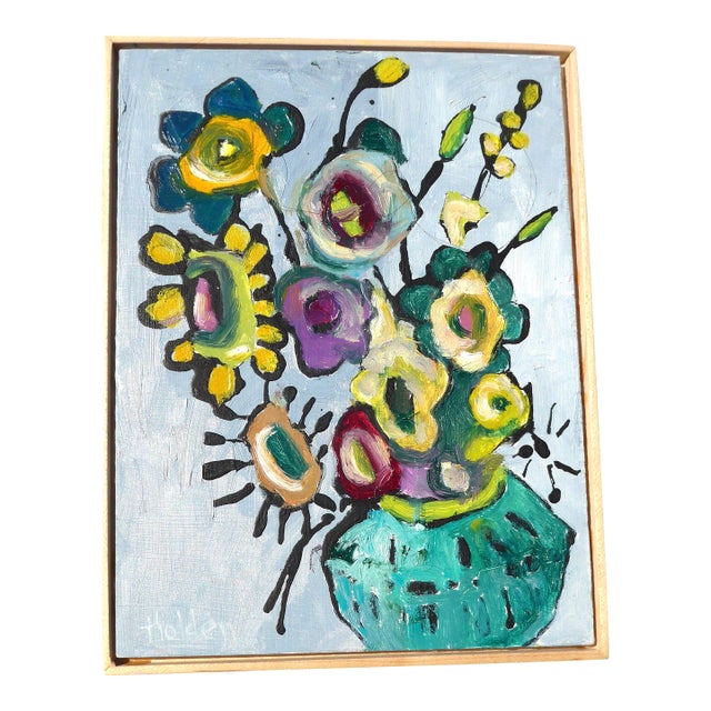 Abstract Vase in Lavender For Sale