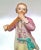 Antique Italian Hand-Painted Flutist Figurine For Sale - Image 4 of 6