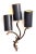 Riccardo Scarpa Bronze Sconces & Shades, Wall Lights Art Deco Italy 1950 - Pair For Sale In Miami - Image 6 of 13