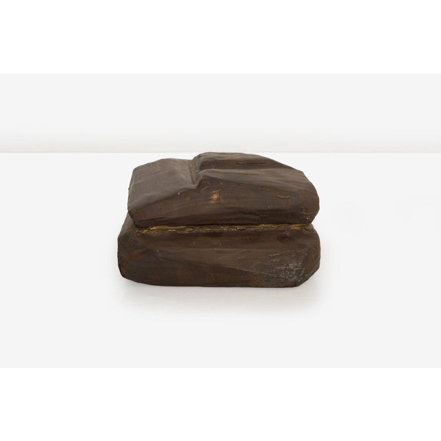 1960s Paul Evans Sculpted Bronze Resin Hinged Box For Sale - Image 10 of 13