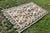 Textile 1980s Decorative Handwoven Oushak Boho Style Turkish Motif Kilim Rug For Sale - Image 7 of 9
