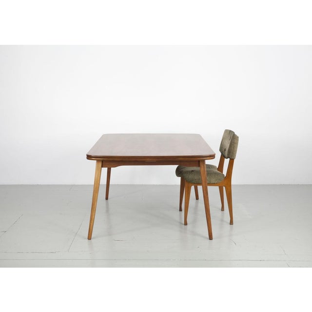 Mid-Century Modern Walnut Veneer Table, 1960s For Sale - Image 3 of 18