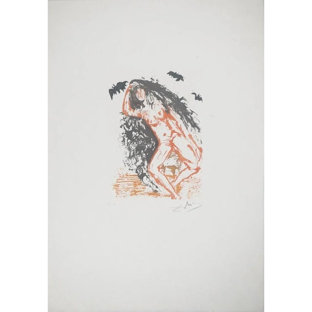 Salvador dali (1904-1989) laziness, 1966 original etching enhanced with aquatint signed in pencil justified ea (artist's...