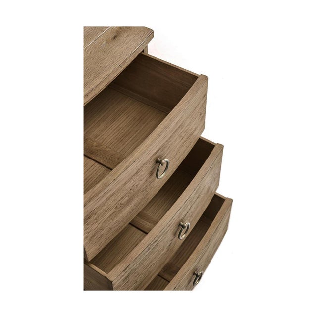 Rustic Modern Three-Drawer Nightstand For Sale - Image 4 of 10