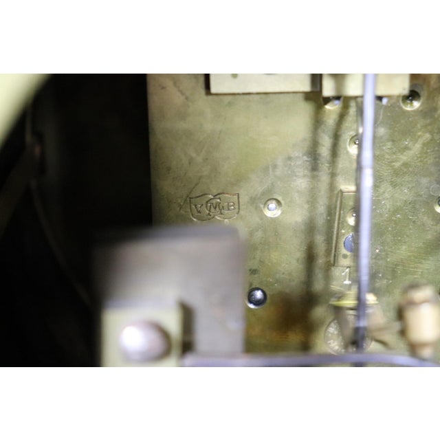 Beautiful Quality Marble and Bronze Signed Three Piece 1920s Era Clock Set For Sale - Image 12 of 18