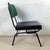 Mid 20th Century Mid-Century Modern Slipper Chair, Black Tubular Steel Frame, Forest Green Tweed For Sale - Image 5 of 12