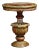 19th Century Italian Baroque Carved Giltwood Side Table With Églomisé Glass Top For Sale