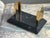 1980s 1980s Marble and Brass Business Card Holder For Sale - Image 5 of 9