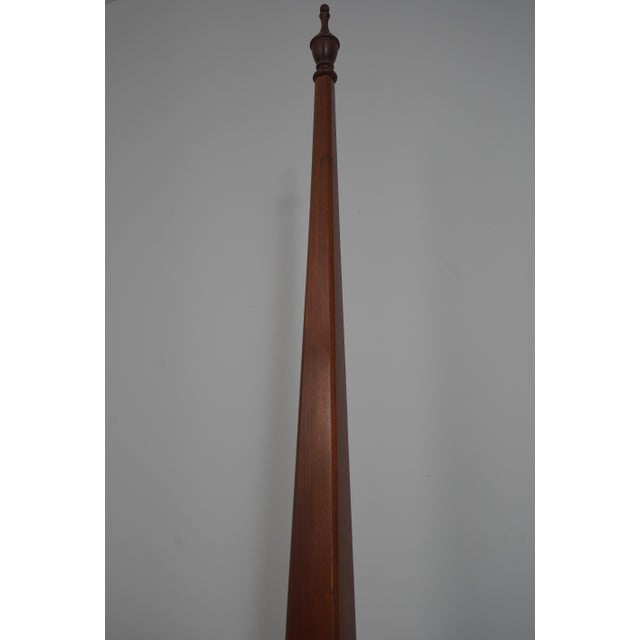 2020s Seely Cherry Queen Size Pencil Post Bed For Sale - Image 5 of 16