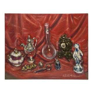 Unknown, Still Life, Oil on Canvas, Mid 20th Century For Sale