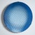 21st Century Large Concave Disc in Blue Glass by Roberto Giulio Rida, Italy For Sale - Image 16 of 18