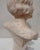 Italian Artist, Large Art Deco Carved Bust of Woman, 1920s-1940s, Alabaster For Sale - Image 16 of 18