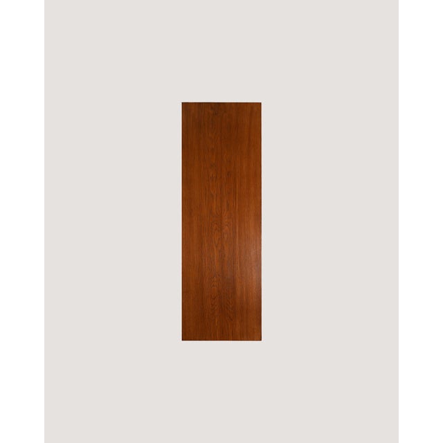 Vintage Scandinavian Oak Sideboard with Roller Shutter, 1960s For Sale - Image 9 of 10
