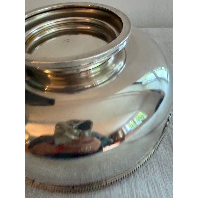 Antique Silver Plated Bronze Champagne Bowl by Victor Saglier, 1890s For Sale - Image 6 of 9