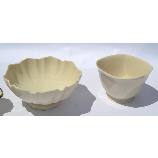 Vintage Square Lenox Special Nut Dish Fine Bone China Porcelain Bowl 24k Gold Trademark For Sale - Image 14 of 14