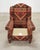 Textile King Ranch Kilim Rug Style Upholstered Lounge Chair + Ottoman For Sale - Image 7 of 18