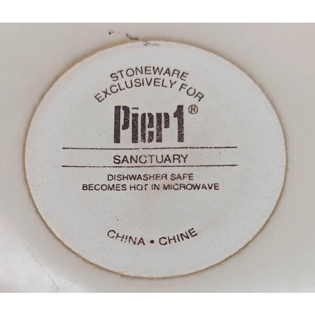 Vintage Pier 1 "Sanctuary" Serving Platter For Sale - Image 11 of 11