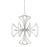 Modern Currey & Co. Metal Malta Chandelier For Sale In Atlanta - Image 6 of 6
