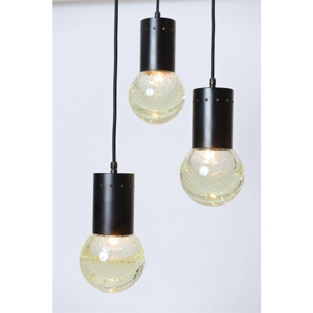 Pendant Lamp with 3 Globes by Gino Sarfatti for Seguso, 1960 For Sale - Image 6 of 8