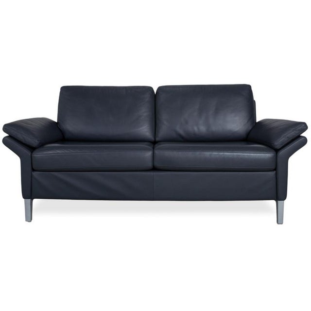 Model 3300 2-Seater Sofa in Black Leather from Rolf Benz For Sale - Image 13 of 13