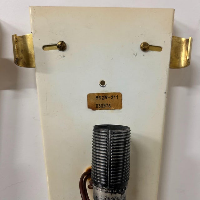 Wall Lamps in Brass & Relief Glass from Hillebrand Leuchten, 1960s, Set of 2 For Sale - Image 10 of 12