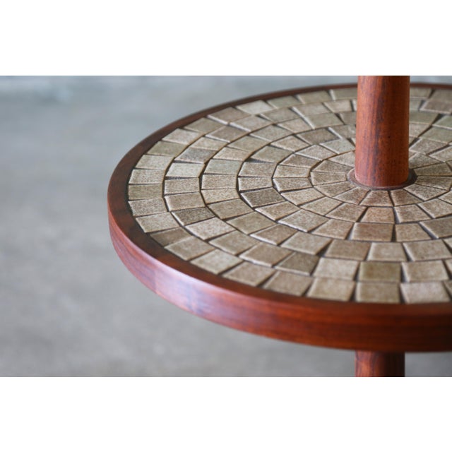 1960s Jane and Gordon Martz Floor Lamp With Tile Table Mid Century Modern For Sale - Image 13 of 18
