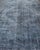Vintage Hand Knotted Turkish Overdyed Oushak Rug in Dark Blue and Charcoal For Sale In Atlanta - Image 6 of 12